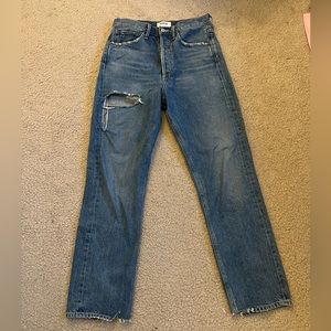 Agolde 90's Mid Rise Loose Fit in Portal